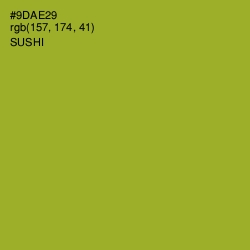 #9DAE29 - Sushi Color Image