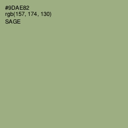 #9DAE82 - Sage Color Image