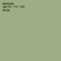 #9DAE84 - Sage Color Image