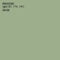 #9DAE8D - Sage Color Image