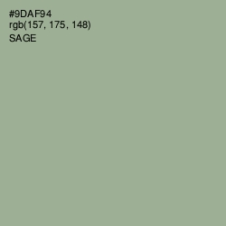 #9DAF94 - Sage Color Image
