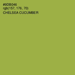 #9DB046 - Chelsea Cucumber Color Image