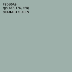 #9DB0A9 - Summer Green Color Image