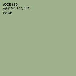 #9DB18D - Sage Color Image