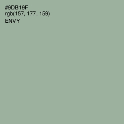 #9DB19F - Envy Color Image