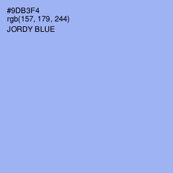 #9DB3F4 - Jordy Blue Color Image