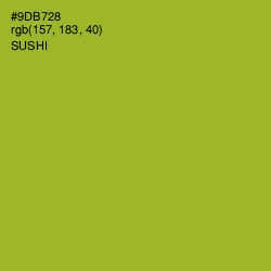 #9DB728 - Sushi Color Image