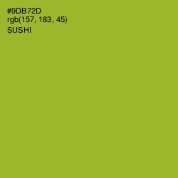 #9DB72D - Sushi Color Image