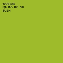 #9DBB2B - Sushi Color Image