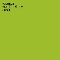 #9DBD2B - Sushi Color Image