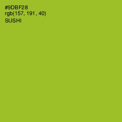 #9DBF28 - Sushi Color Image