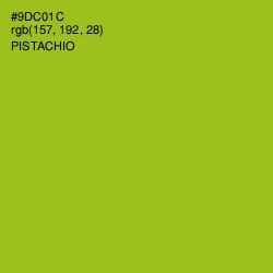 #9DC01C - Pistachio Color Image