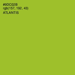 #9DC02B - Atlantis Color Image