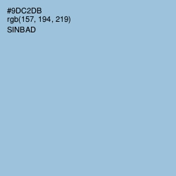 #9DC2DB - Sinbad Color Image