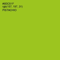 #9DC51F - Pistachio Color Image