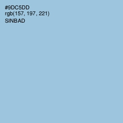 #9DC5DD - Sinbad Color Image