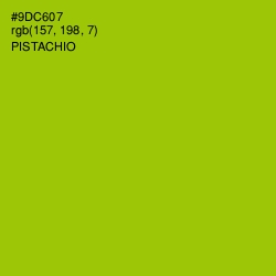 #9DC607 - Pistachio Color Image