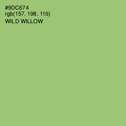 #9DC674 - Wild Willow Color Image