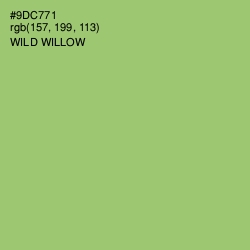 #9DC771 - Wild Willow Color Image