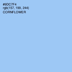 #9DC7F4 - Cornflower Color Image