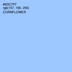 #9DC7FF - Cornflower Color Image