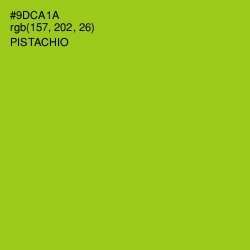 #9DCA1A - Pistachio Color Image