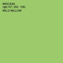 #9DCA6A - Wild Willow Color Image