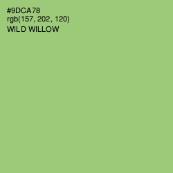 #9DCA78 - Wild Willow Color Image