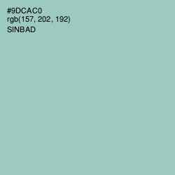 #9DCAC0 - Sinbad Color Image