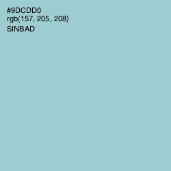 #9DCDD0 - Sinbad Color Image