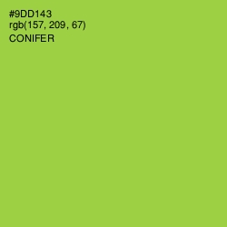 #9DD143 - Conifer Color Image