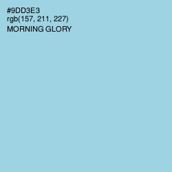 #9DD3E3 - Morning Glory Color Image