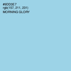 #9DD3E7 - Morning Glory Color Image