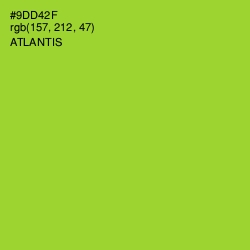 #9DD42F - Atlantis Color Image