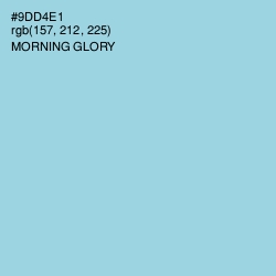 #9DD4E1 - Morning Glory Color Image