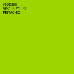 #9DD500 - Pistachio Color Image