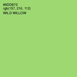 #9DD870 - Wild Willow Color Image