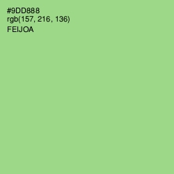 #9DD888 - Feijoa Color Image