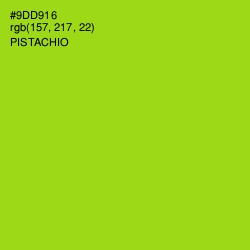 #9DD916 - Pistachio Color Image