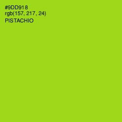 #9DD918 - Pistachio Color Image
