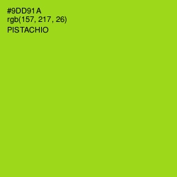 #9DD91A - Pistachio Color Image