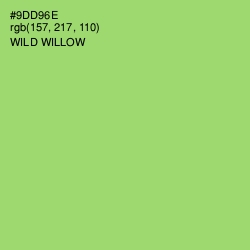 #9DD96E - Wild Willow Color Image
