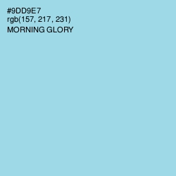 #9DD9E7 - Morning Glory Color Image