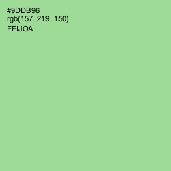 #9DDB96 - Feijoa Color Image