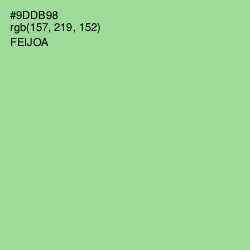 #9DDB98 - Feijoa Color Image