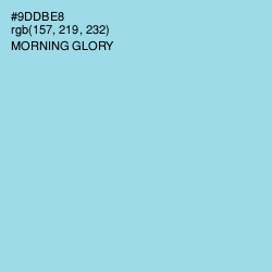 #9DDBE8 - Morning Glory Color Image