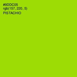 #9DDC05 - Pistachio Color Image