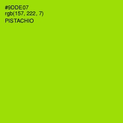 #9DDE07 - Pistachio Color Image