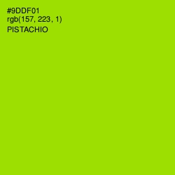 #9DDF01 - Pistachio Color Image
