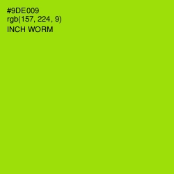 #9DE009 - Inch Worm Color Image